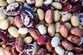 Close up of mixed beans Royalty Free Stock Photo