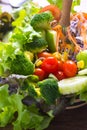 Mixed Vegetables of Salad in Asia. Royalty Free Stock Photo