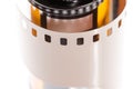 Close up of 35mm Film and Canister