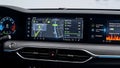 Car Dashboard Navigation System Advanced Driver Assistance Royalty Free Stock Photo