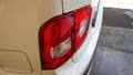 Close up of modern car taillights