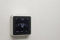 Close up Modern Digital Thermostat Royalty Free Stock Photo
