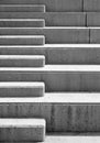 Modern grey concrete outdoor stairs with geometric details Royalty Free Stock Photo