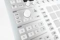 Close-Up of a Modern Music Production Controller With Knobs and Buttons Royalty Free Stock Photo