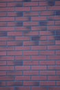 Close-up of modern red brickwork Royalty Free Stock Photo