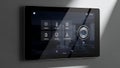 Smart Home Control Panel, Automation System Interface Royalty Free Stock Photo
