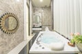 Modern style interior  design of a bathroom Royalty Free Stock Photo