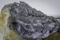Close up on a Molybdenite mineral stone