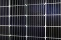 Close up of monocrystalline silicon solar panel