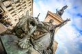 Close up of Monument to Victor Emmanuel II Royalty Free Stock Photo