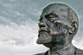 Close up of monument to Vladimir Lenin in Cavriago, Italy Royalty Free Stock Photo