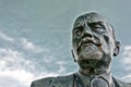 Close up of monument to Vladimir Lenin in Cavriago Royalty Free Stock Photo