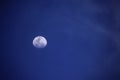 Moon in the blue sky Royalty Free Stock Photo
