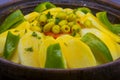 Close up moroccan food- tajine Selective focus.