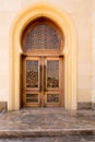 Close-up of a mosque door, Dubai Royalty Free Stock Photo