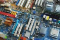 A collage of motherboards for a personal computer