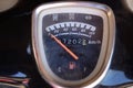 Close up motorcycle speed meter Royalty Free Stock Photo