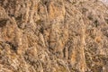 Close Up of Mountainside Cliffs In Guadalupe Mountains Royalty Free Stock Photo