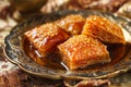 Delicious Traditional Baklava, Sweet Dessert Concept