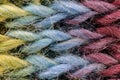 Close up Multicolor Yarn