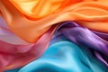 Close Up of Multicolored Cloth Royalty Free Stock Photo