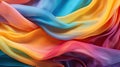Close Up of Multicolored Fabric