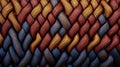Close Up of Multicolored Yarn