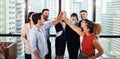 Close up of multiethnic business people stacking hands together meaning of teamwork concept Royalty Free Stock Photo