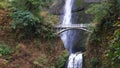 Close up of multnomah falls in portland