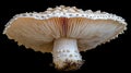 Close-up of a mushroom's underside Royalty Free Stock Photo