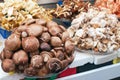 Close up of mushrooms Royalty Free Stock Photo