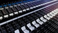 Sound Mixer - Stock image.Recording Studio, Sound Mixer Royalty Free Stock Photo