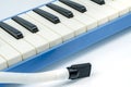 Close up of Musical Melodica Isolated on White Background Royalty Free Stock Photo