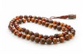 close-up of muslim prayer beads