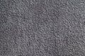 Close-up nano textile texture of gray towel