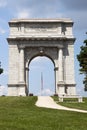 Close Up of National Memorial Arch at Vally Forge Royalty Free Stock Photo