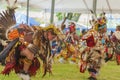 Close up of Native American Indian Turkey Dance