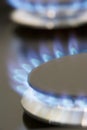 Close Up Of A Natural Gas Stove Royalty Free Stock Photo