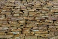 Close up of a natural limestone wall, limestone texture