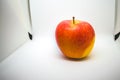 Natural looking apple isolated on white background Royalty Free Stock Photo