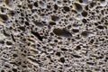 Close up of natural pumice stone texture . Porous pumice abstract background.