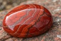 close-up natural stone red jasper - generated by ai Royalty Free Stock Photo