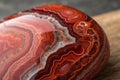 close-up natural stone red jasper - generated by ai Royalty Free Stock Photo