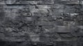 Close-Up of natural stone texture flat wall background, Rough grey stonework backdrop. Generative ai Royalty Free Stock Photo