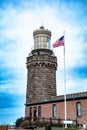 Close up of Navesink Lighthouse in New Jersey Royalty Free Stock Photo