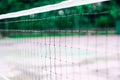 Close up net at badminton court