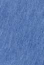 close-up of a new blue denim fabric