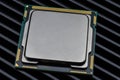 Close-up of a new modern processor for a powerful desktop comput