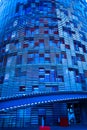 Close-up of new skyscraper Torre Agbar