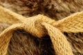 Close up of node rope